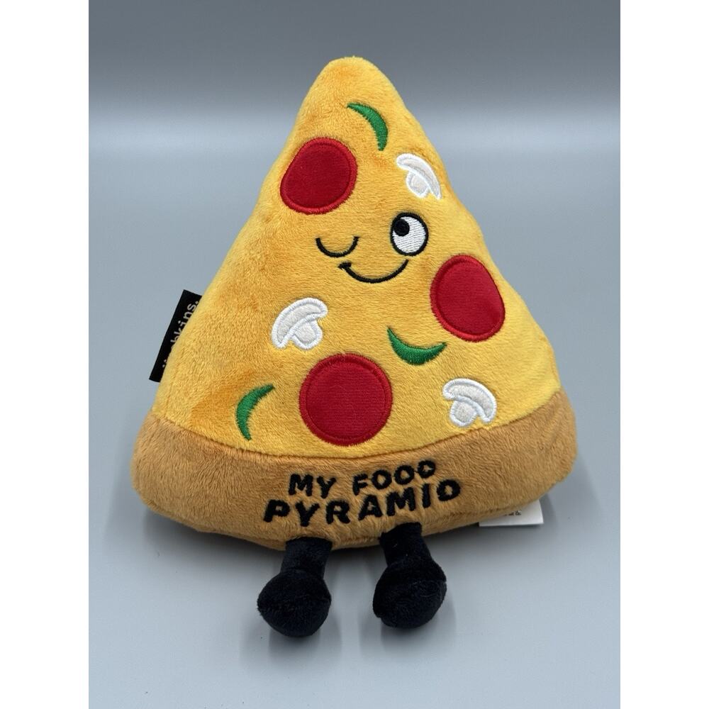 Punchkins Plush Novelty Pizza Plush My Food Pyramid 8” Stuffed Toy